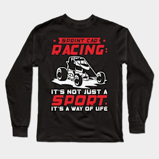 Sprint Car Dirt Track Racing Long Sleeve T-Shirt